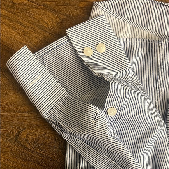 Michael Kors 100% Cotton Men's Light Blue Dress Shirt - Picture 6 of 6